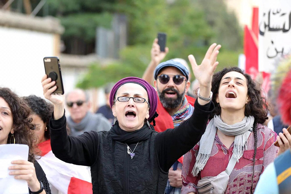 hanane protesting in the streets of beirut 2019 IMG_8513.jpg